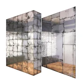 Patinated mirror